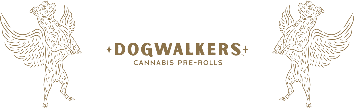 Dogwalkers Logo with graphic elements